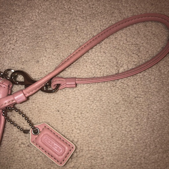 New Pink Coach Wristlet - Picture 4 of 4